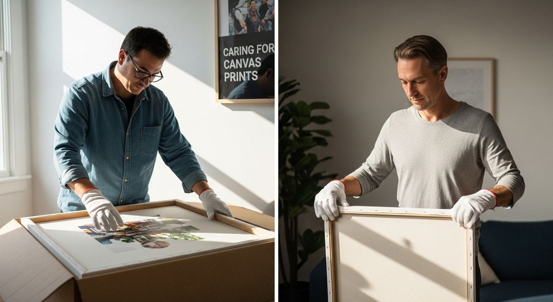 caring for canvas prints
