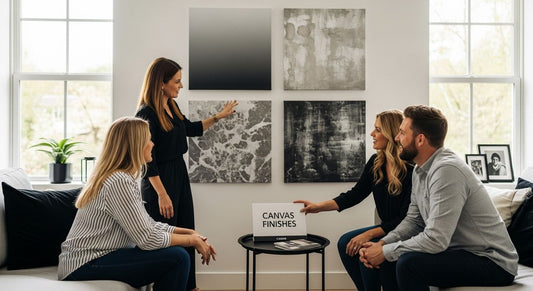 types of canvas finishes