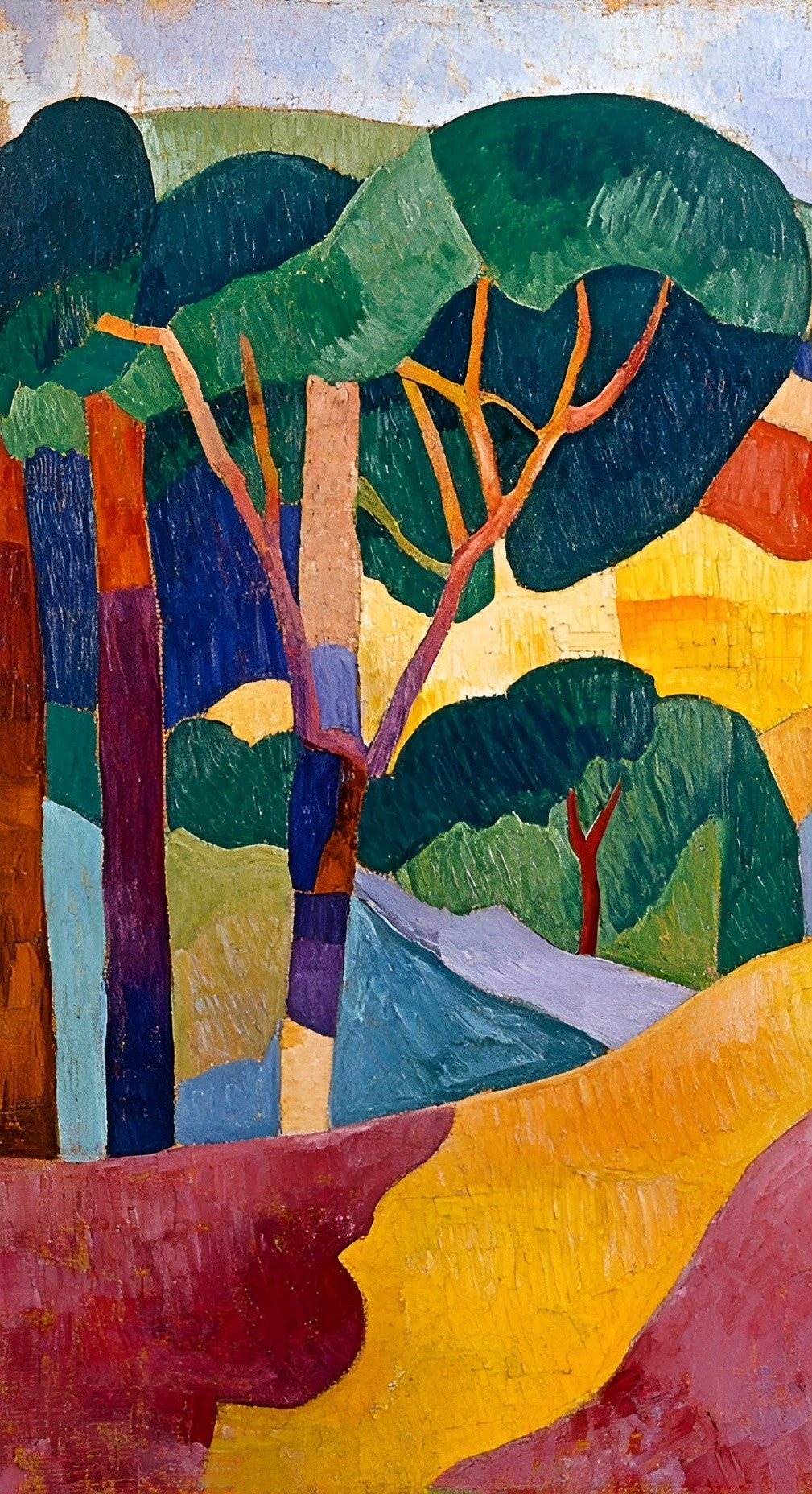 Vibrant Hills, 120 cm x 90 cm (47.2" x 35.4")