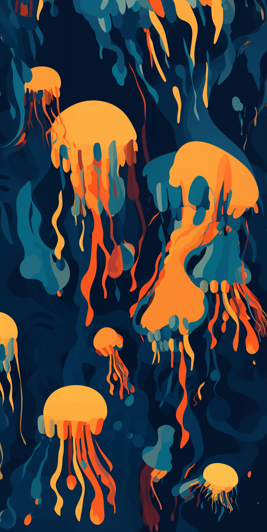 Medusa Canvas Print - Digital Art Giclée Print 74x130cm
