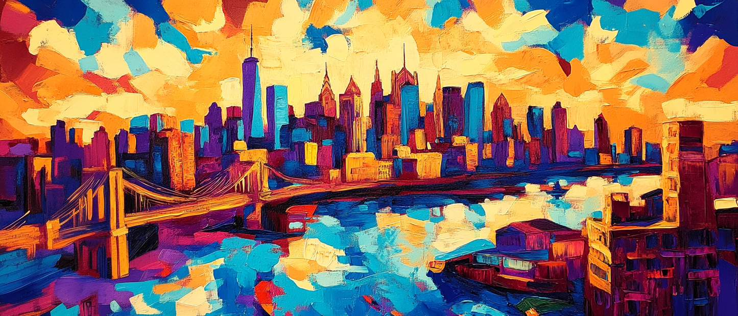 Golden Hour in New York Ultrawide