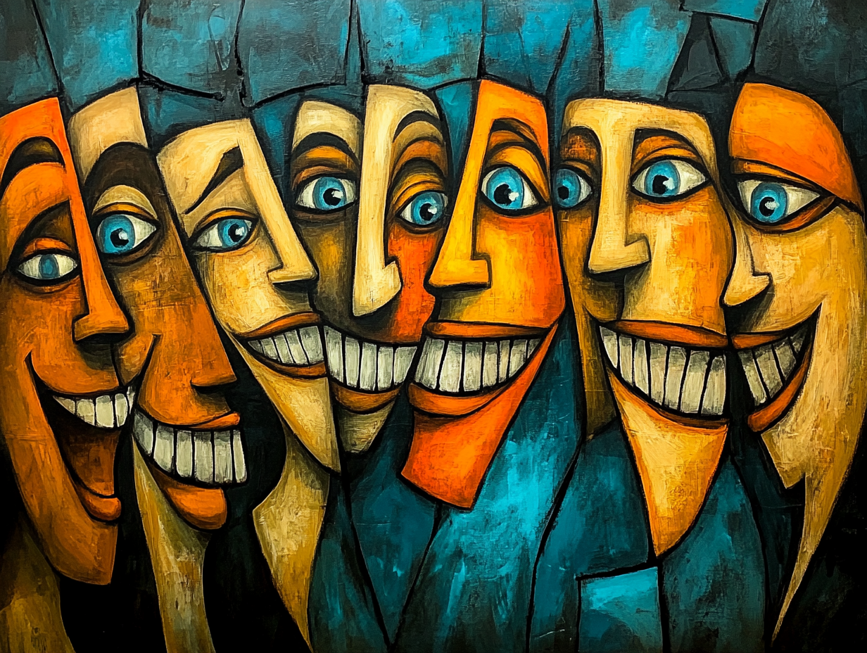 Veneer Abstract Canvas Art Print - Digital Giclee Wall Art 130x93cm