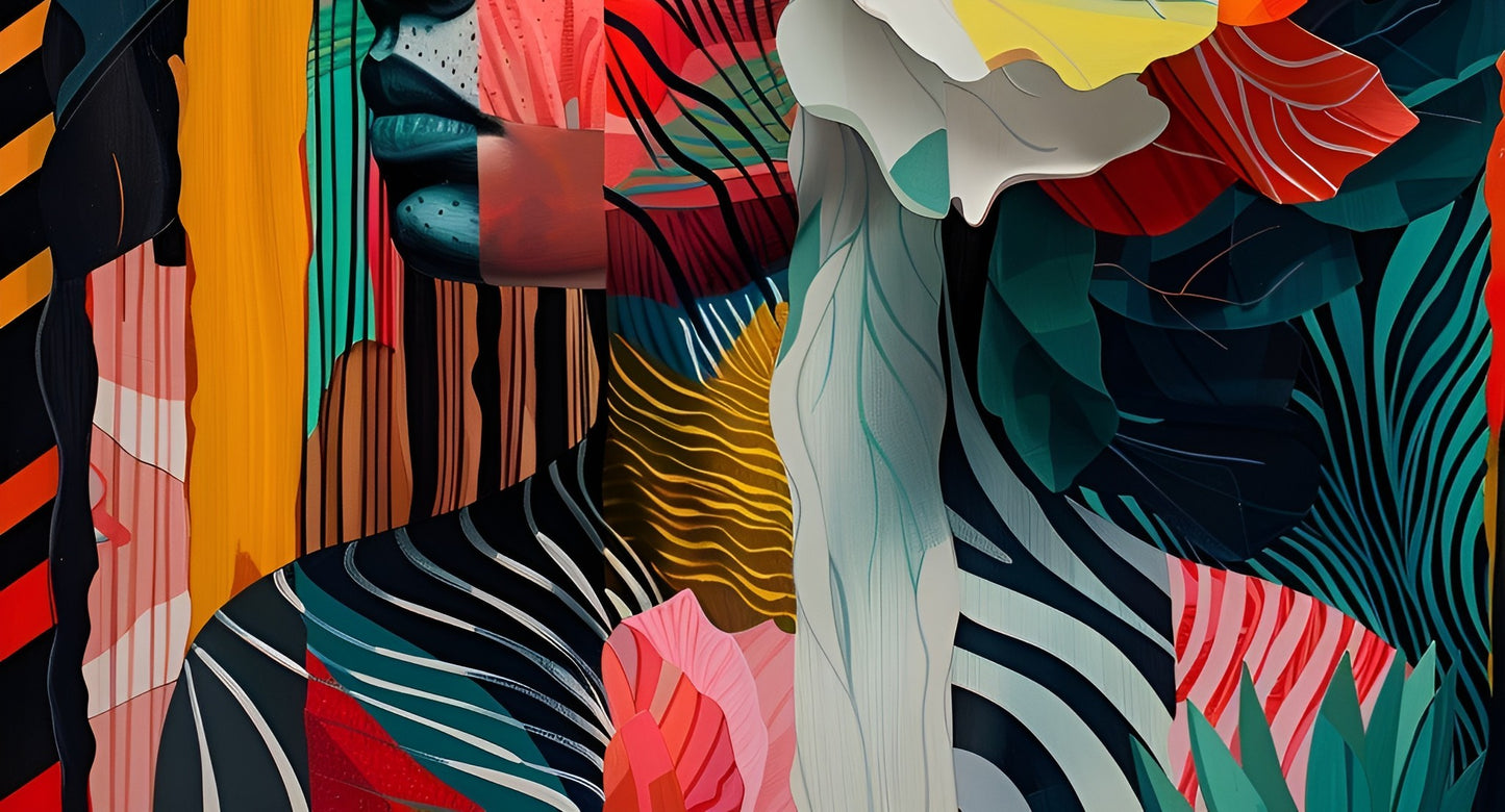 Echoes of Nature, 120 cm x 120 cm (47.2" x 47.2")