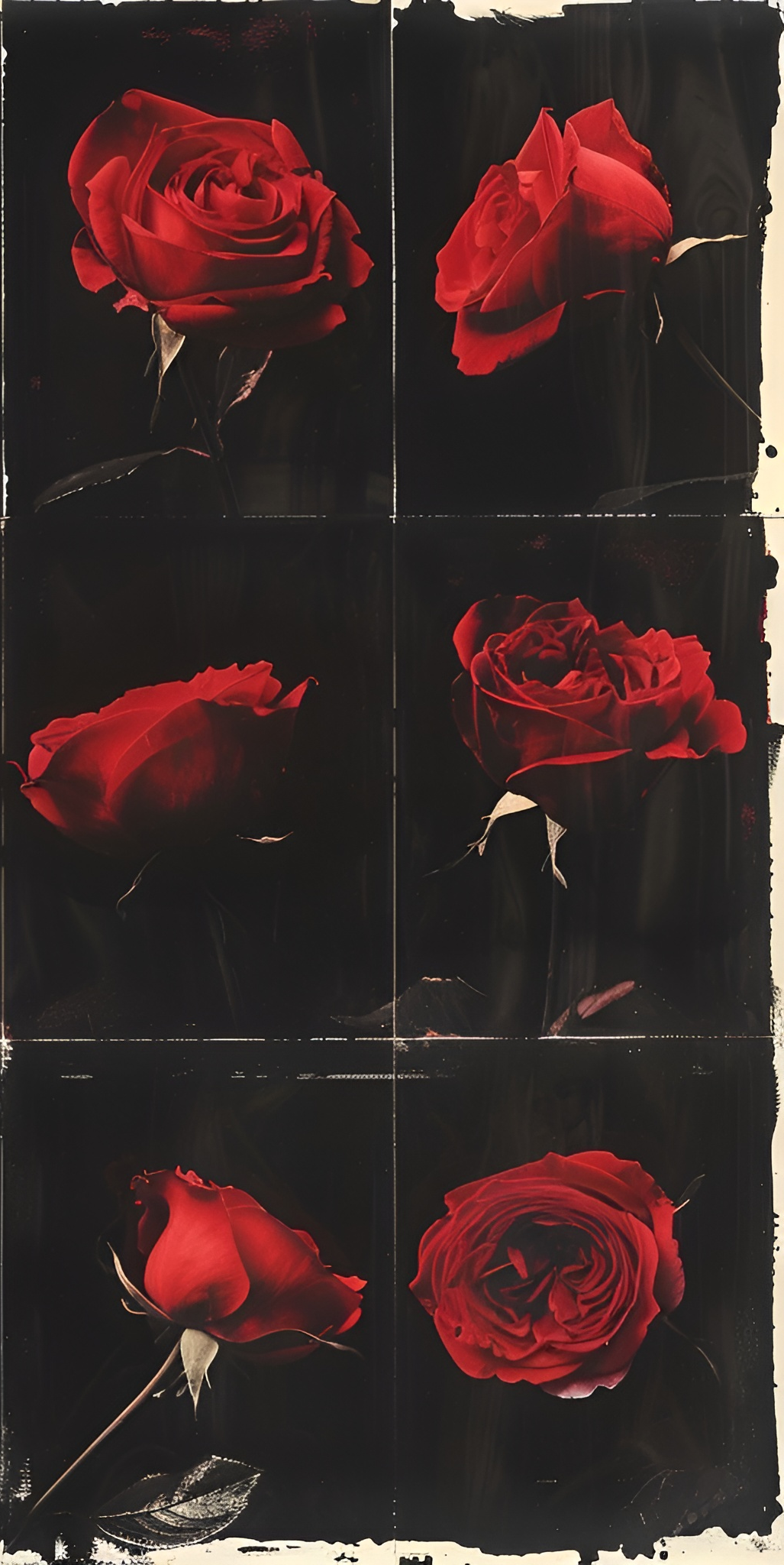 Eternal Roses, 120 cm x 120 cm (47.2" x 47.2")