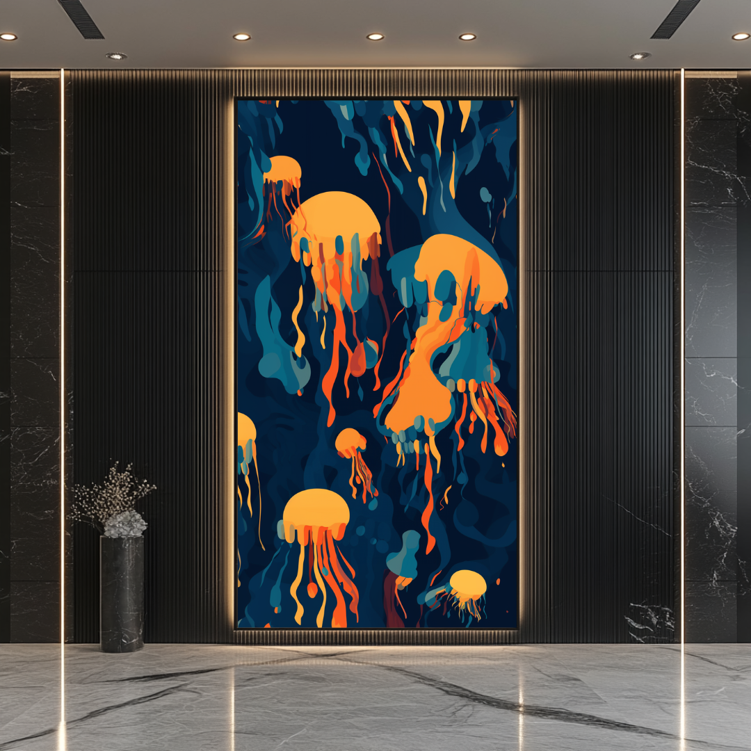 Medusa Canvas Print - Digital Art Giclée Print 74x130cm