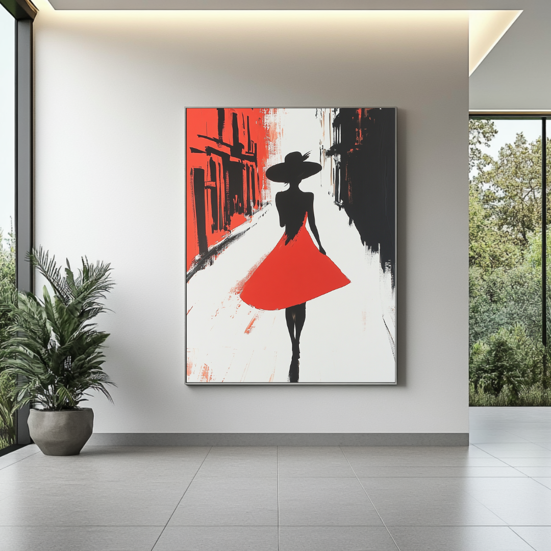 Colorful print featuring female figures celebrating milestones, by My Store
