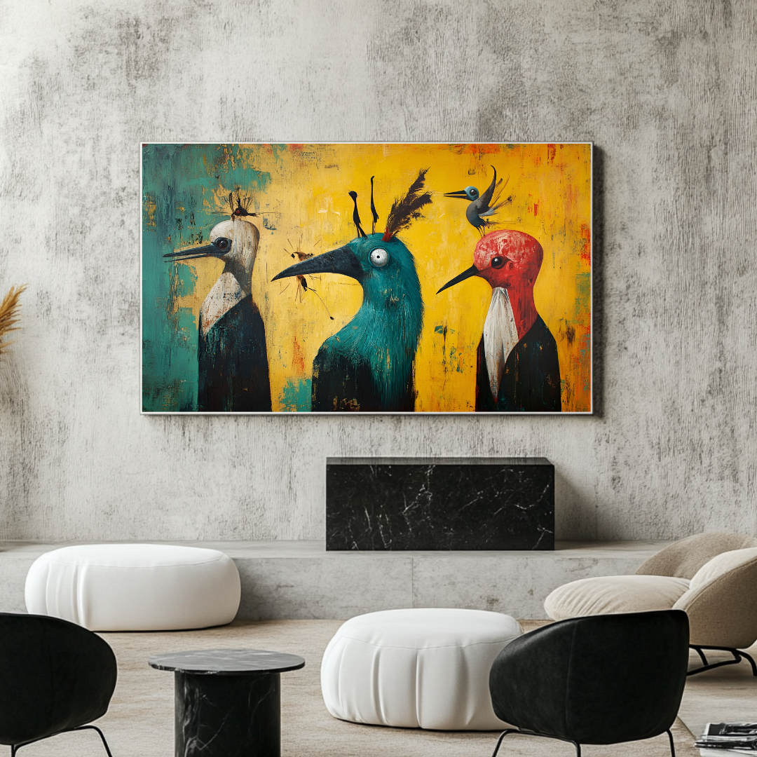 Trinidad Digital Canvas Art Print - Surreal Wall Decor 120x71cm