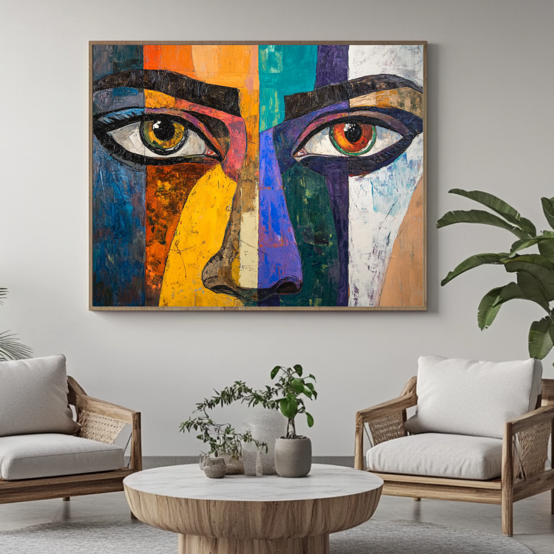 Charmed Abstract Canvas Print - Digital Art Giclée 130x93cm