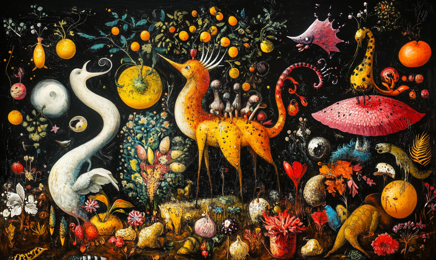 Large digital print of Moonlight Serenade canvas wall art by My Store, featuring serene colors and abstract design, 120x71cm