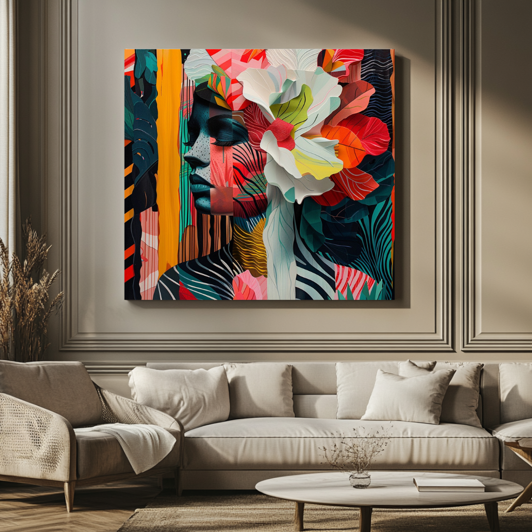 Echoes of Nature, 120 cm x 120 cm (47.2" x 47.2")