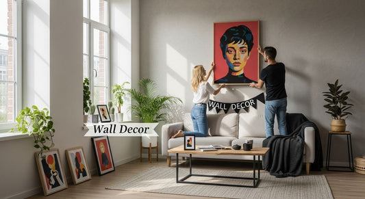 portrait art interiors
