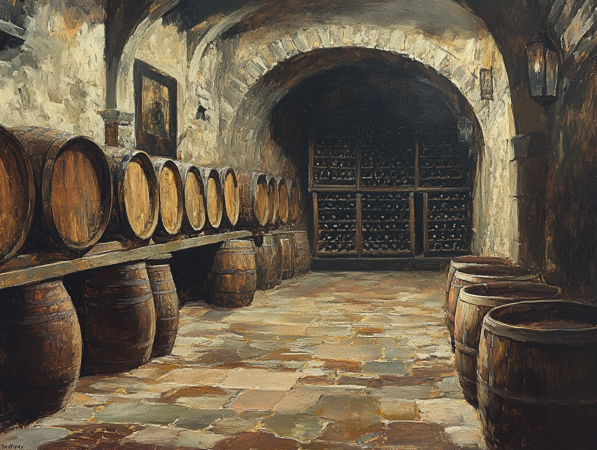 Down Under Bar Scene Canvas Print - Digital Art Giclée 130x93cm
