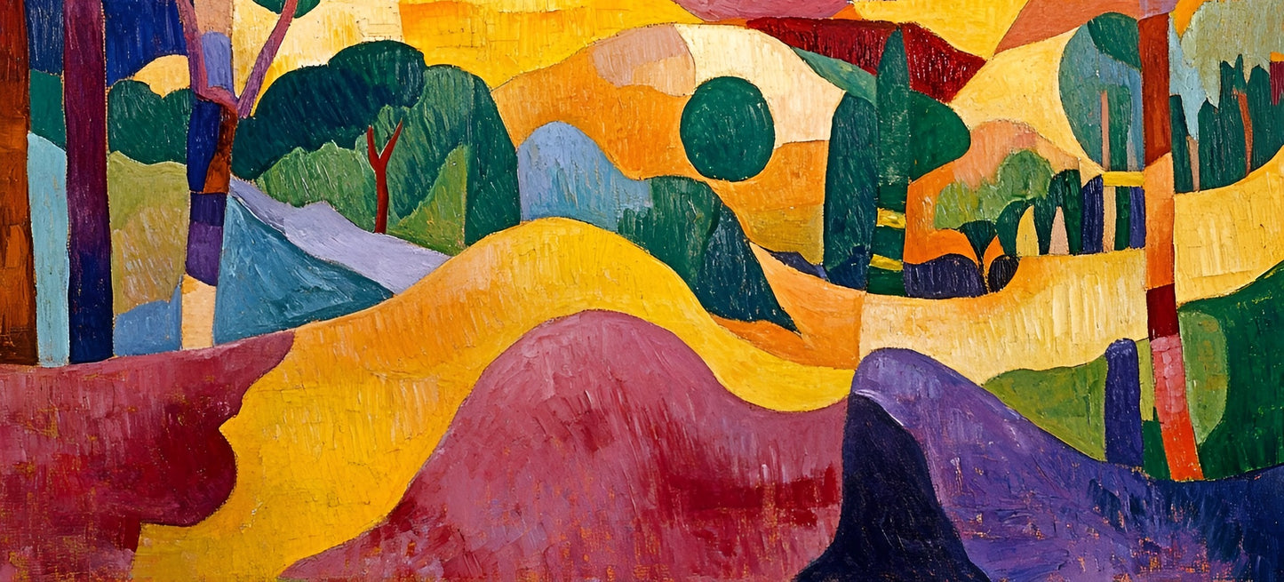 Vibrant Hills, 120 cm x 90 cm (47.2" x 35.4")