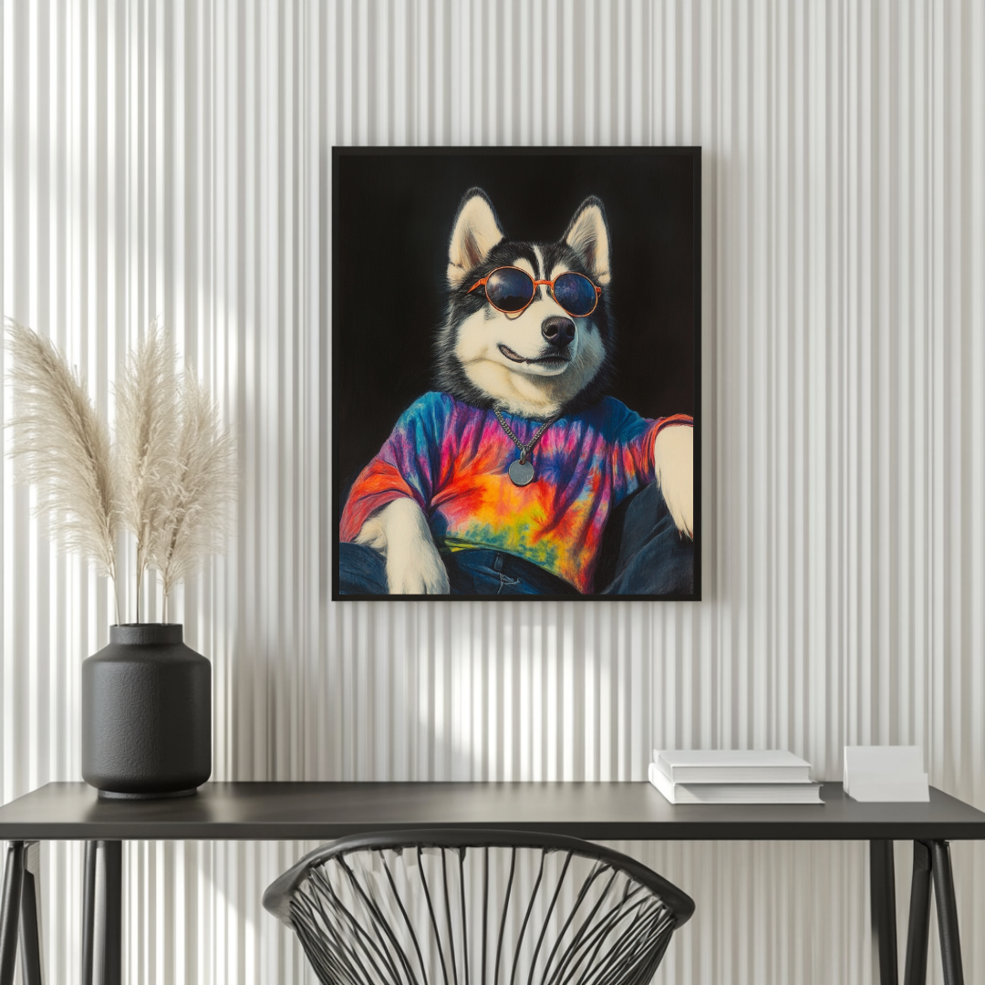 Ice Surfer Digital Art Print - Canvas Wall Art 90x120cm