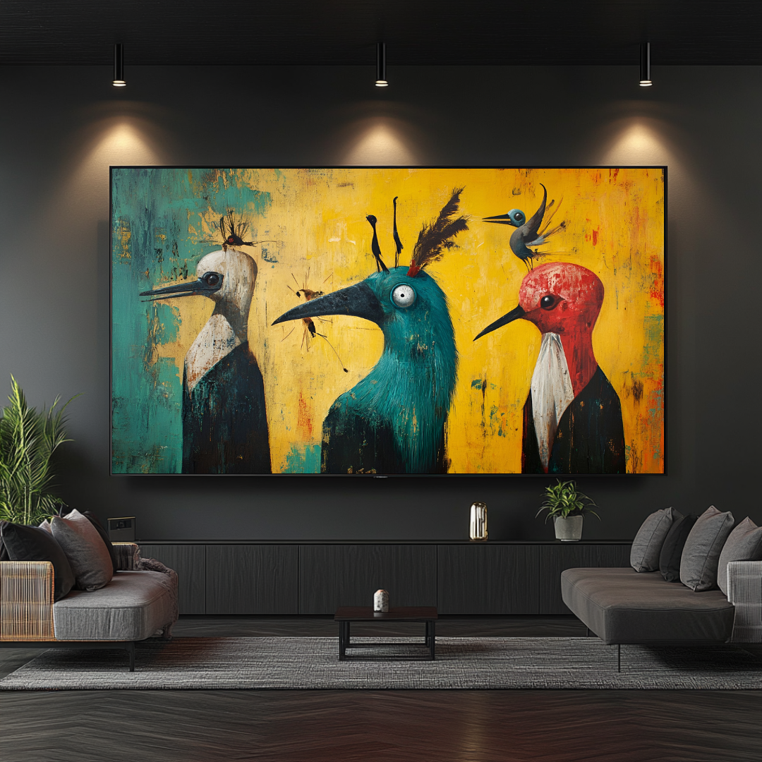 Trinidad print by My Store featuring vibrant colors and modern art inspired by famous artwork.