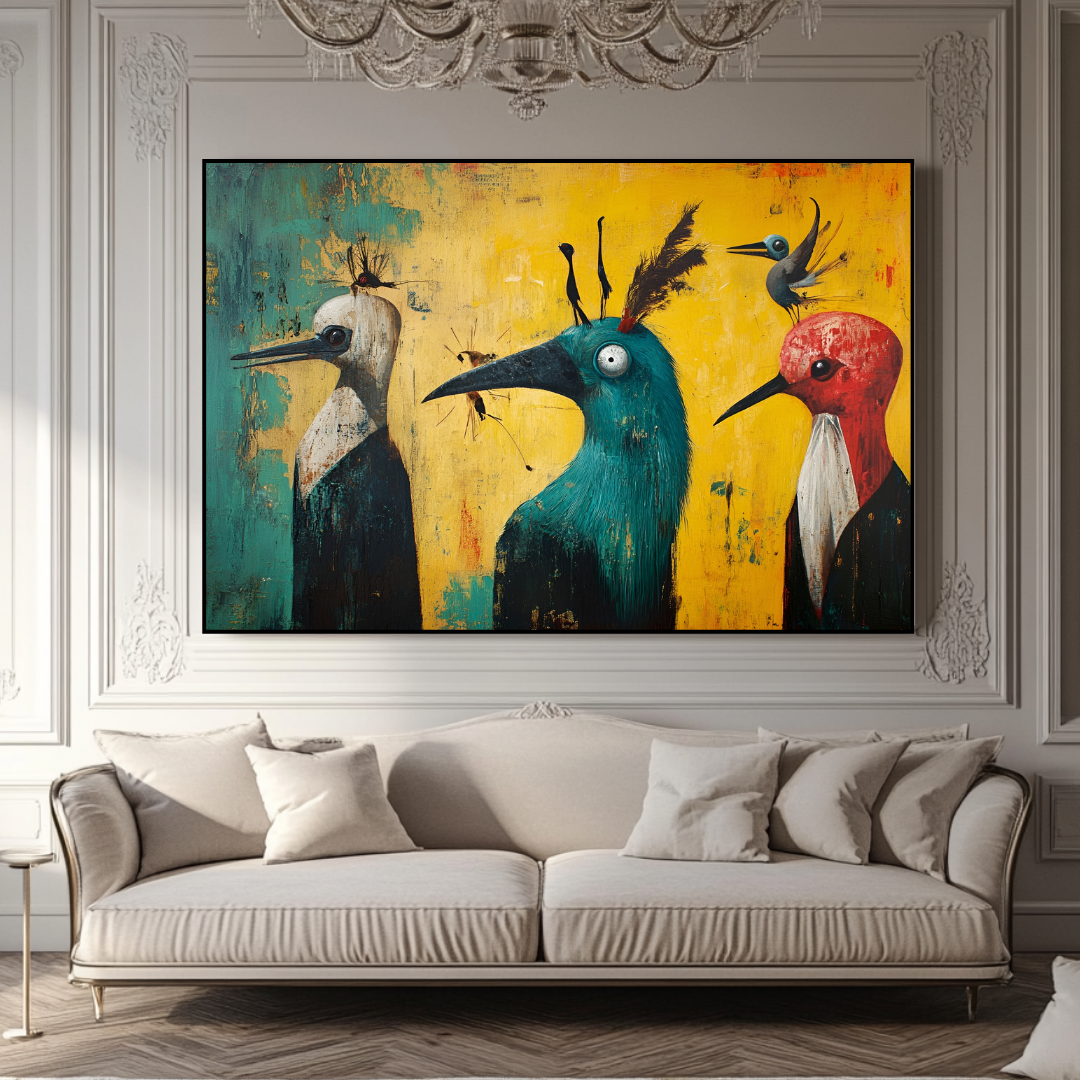 Trinidad Digital Canvas Art Print - Surreal Wall Decor 120x71cm