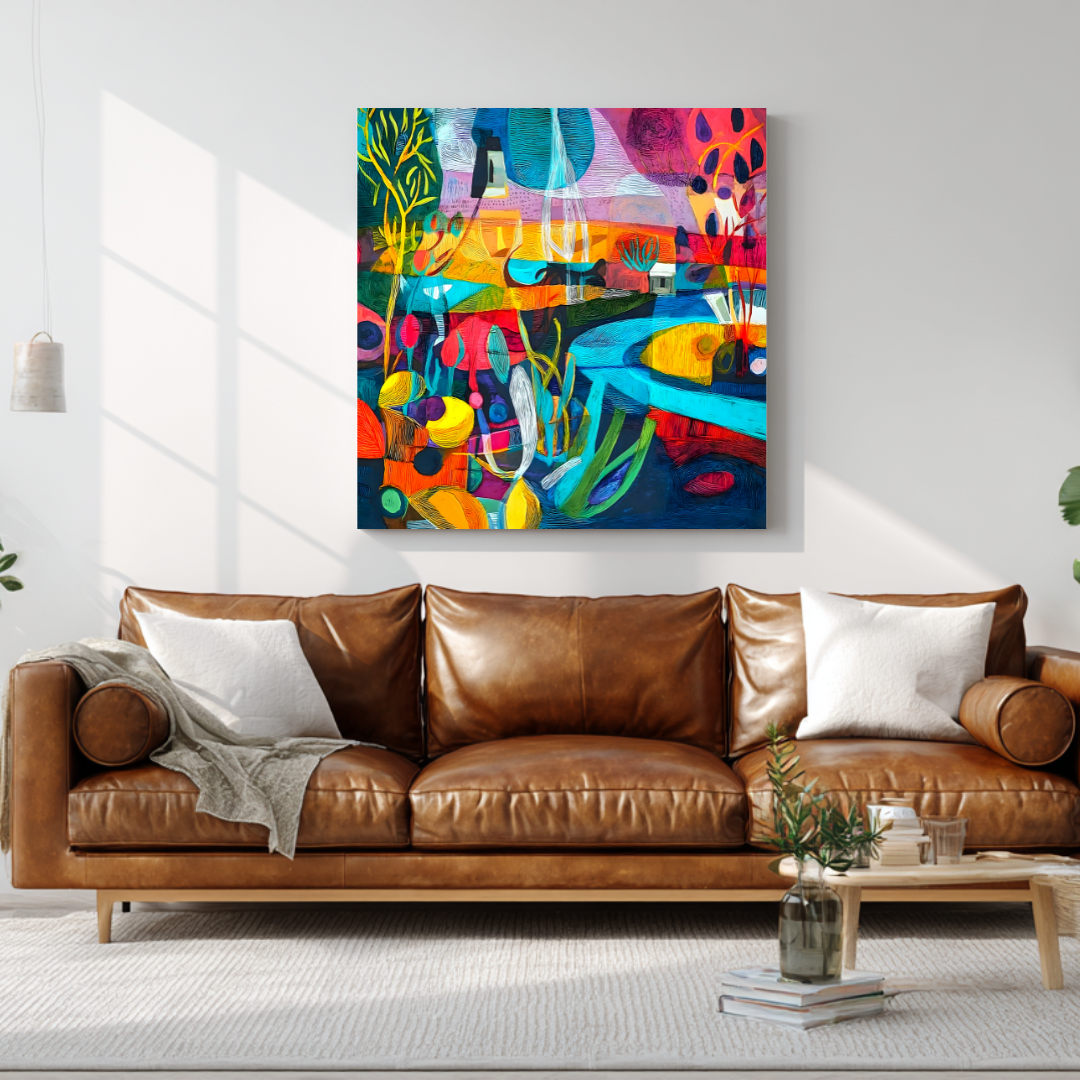 Manaus - Digital Art Canvas Print - 120x120cm