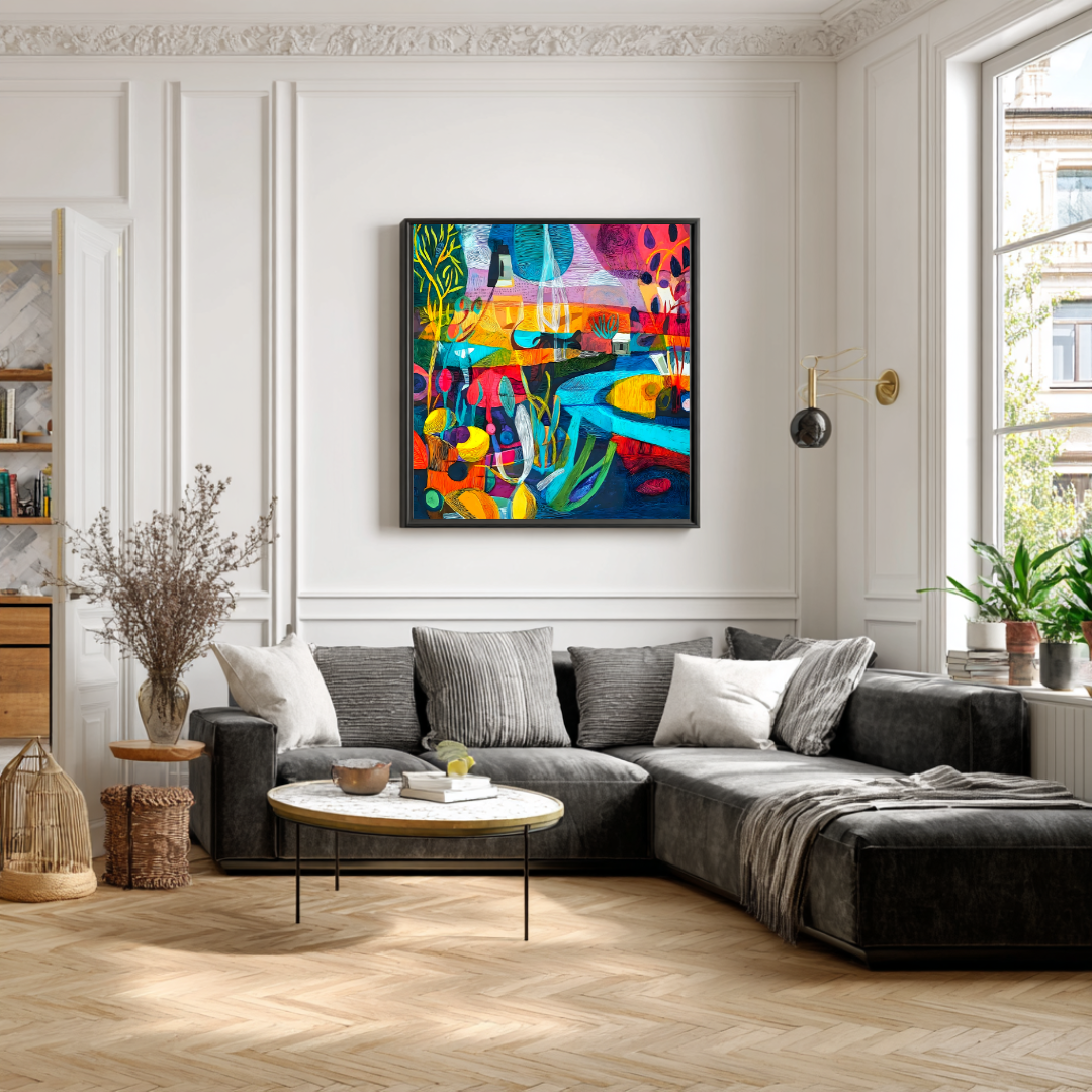 Manaus - Digital Art Canvas Print - 120x120cm