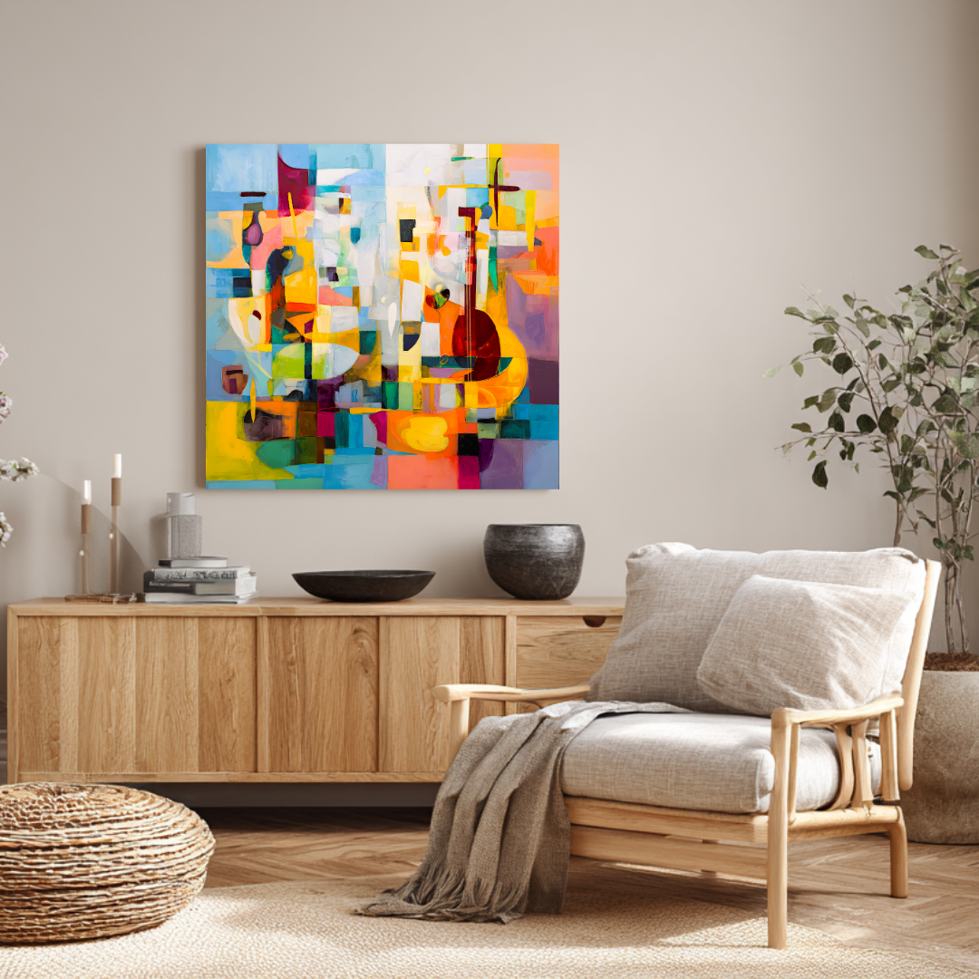 Timeless - Digital Art Canvas Print - 120x120cm