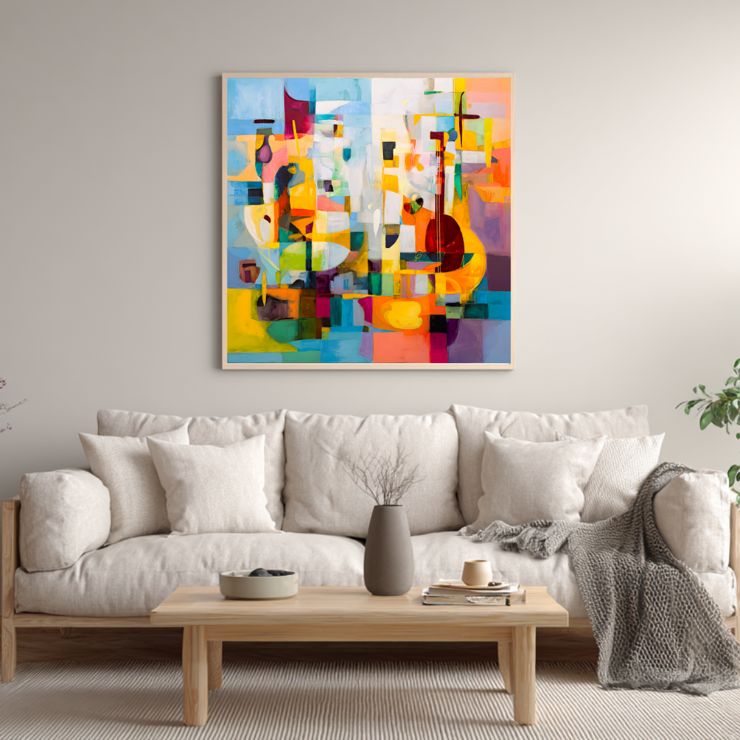 Timeless - Digital Art Canvas Print - 120x120cm