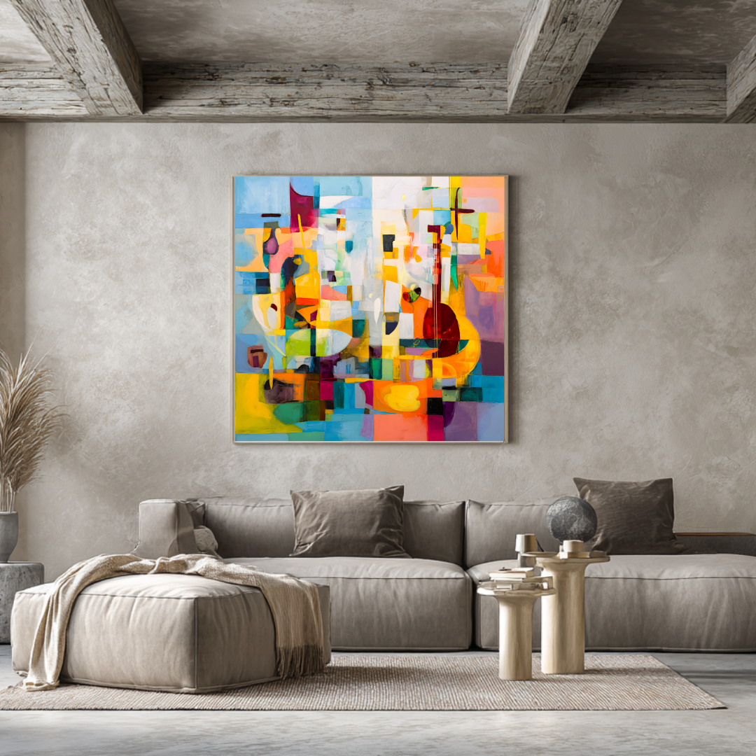 Timeless - Digital Art Canvas Print - 120x120cm