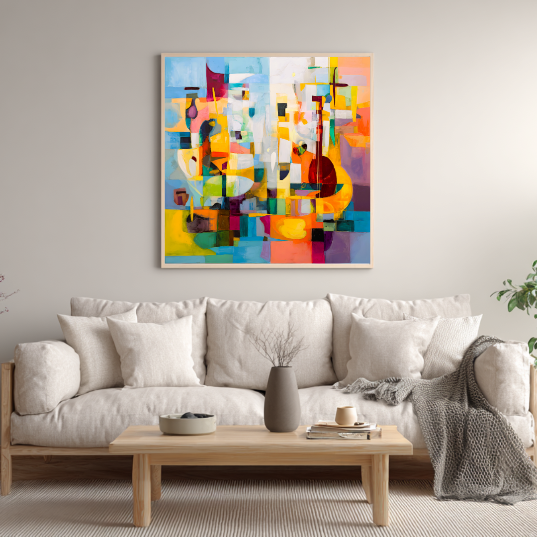 Timeless - Digital Art Canvas Print - 120x120cm