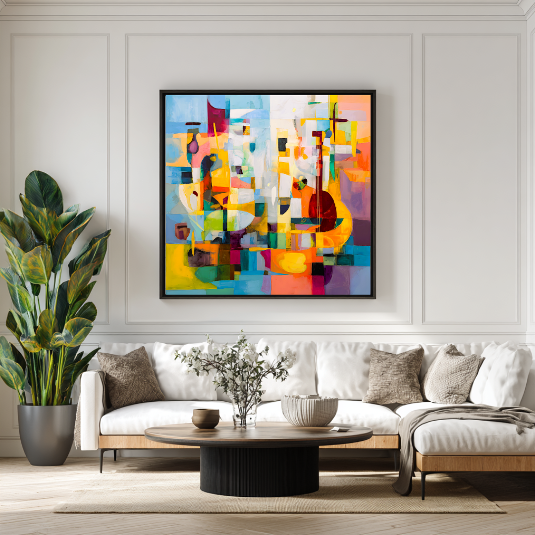 Timeless - Digital Art Canvas Print - 120x120cm