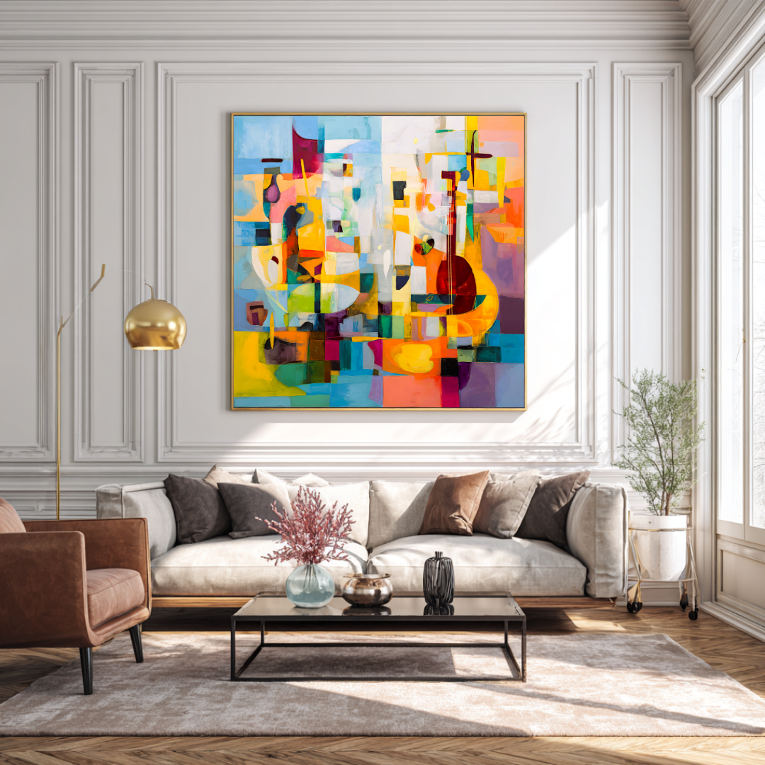 Timeless - Digital Art Canvas Print - 120x120cm