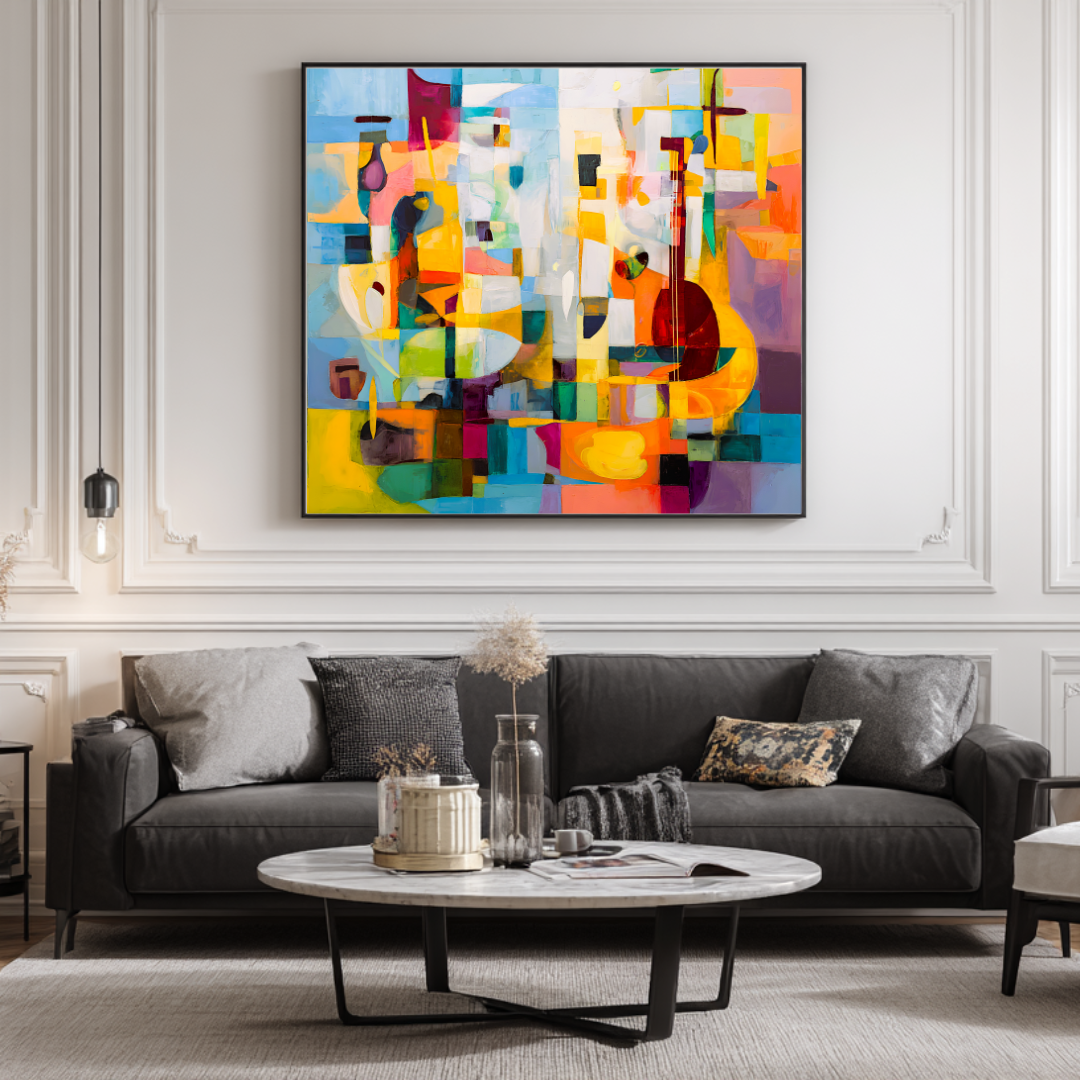 Timeless - Digital Art Canvas Print - 120x120cm