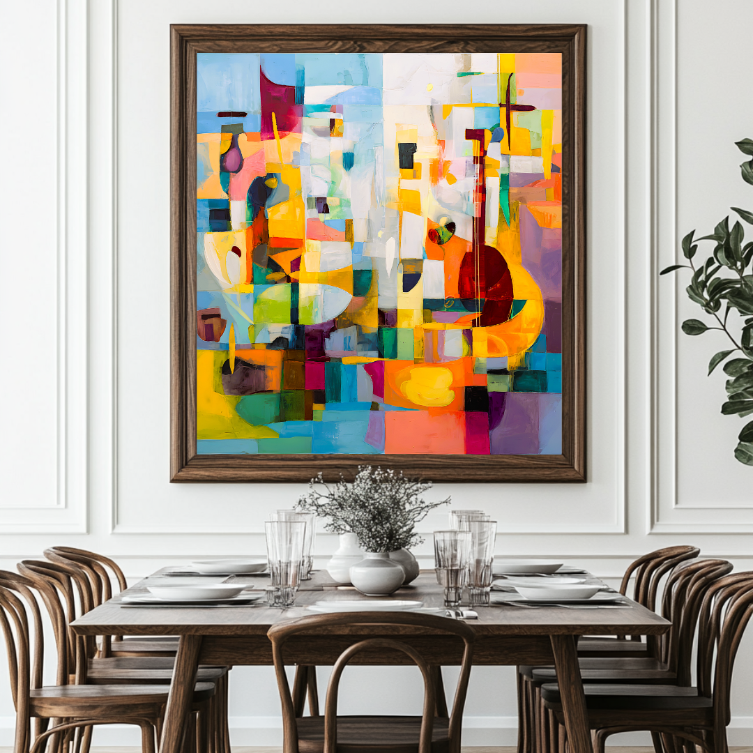 Timeless - Digital Art Canvas Print - 120x120cm