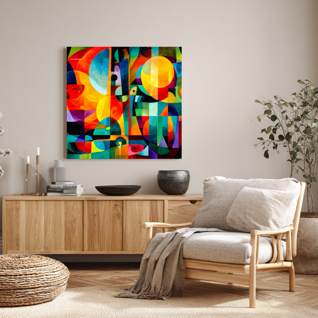 Timeless - Digital Art Canvas Print - 120x120cm