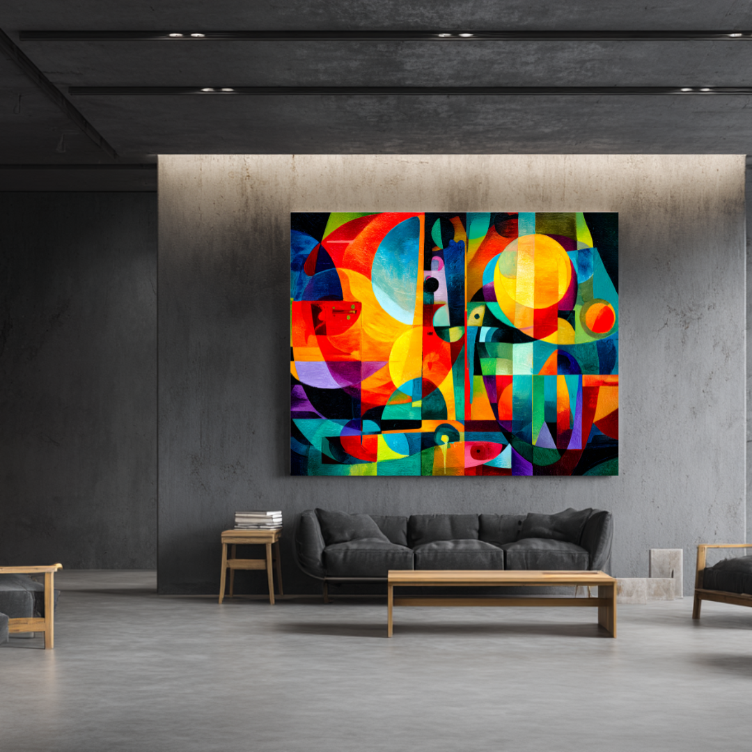 Timeless - Digital Art Canvas Print - 120x120cm