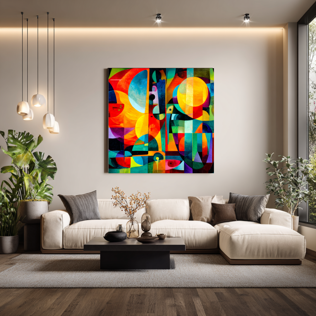 Timeless - Digital Art Canvas Print - 120x120cm