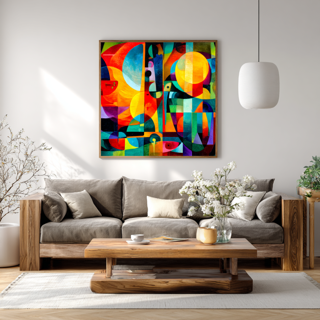 Timeless - Digital Art Canvas Print - 120x120cm