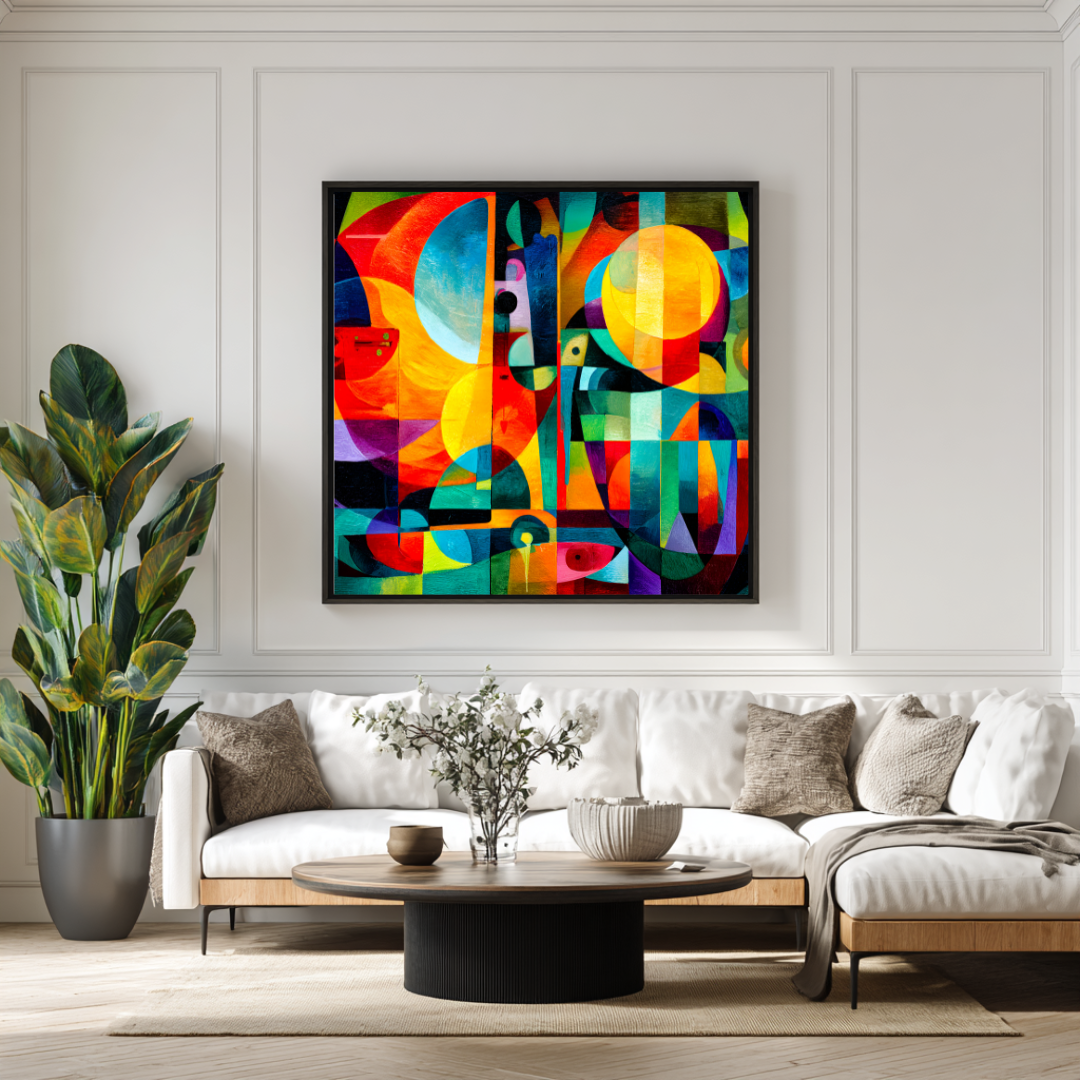 Timeless - Digital Art Canvas Print - 120x120cm