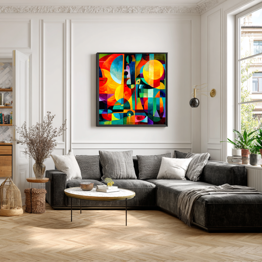 Timeless - Digital Art Canvas Print - 120x120cm