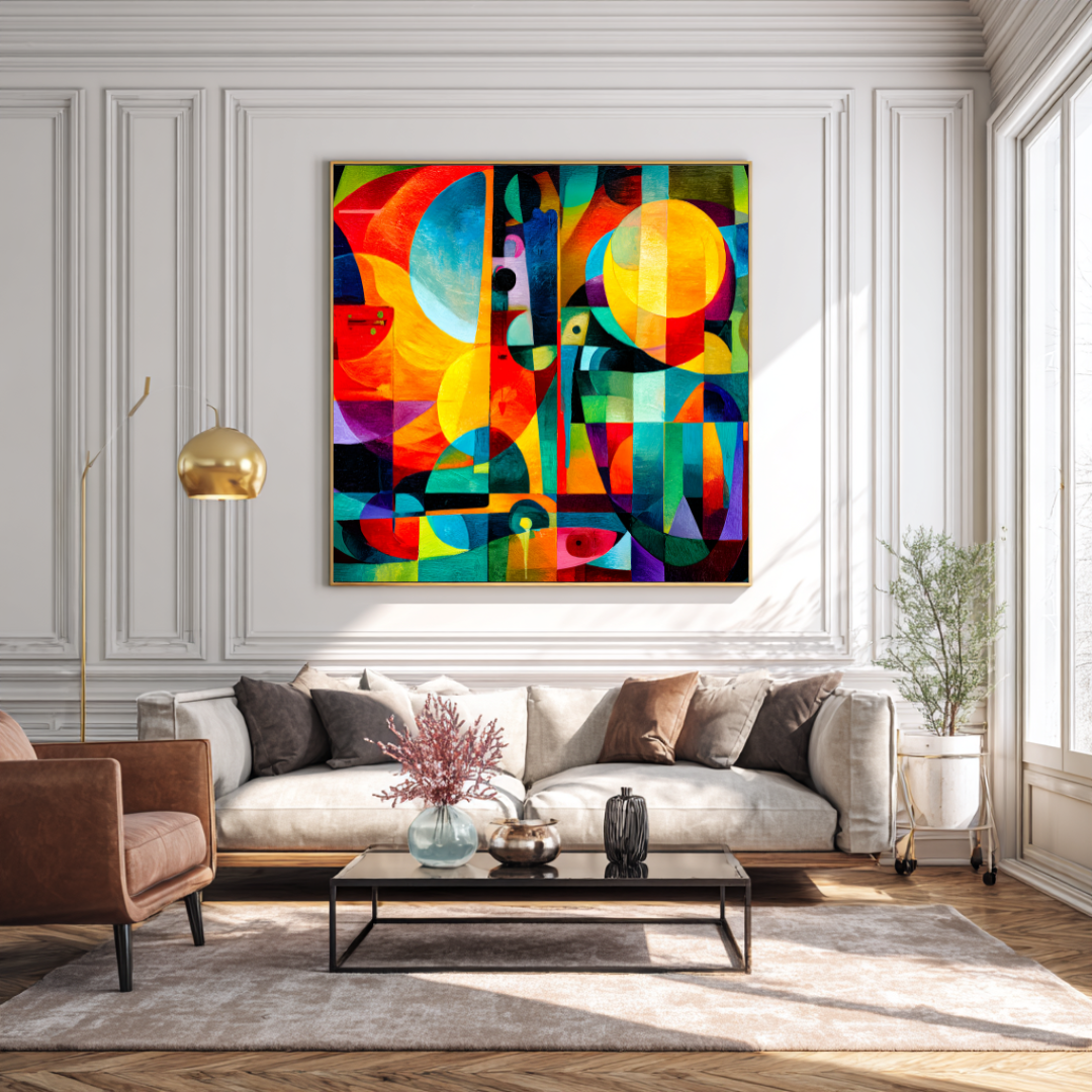 Timeless - Digital Art Canvas Print - 120x120cm