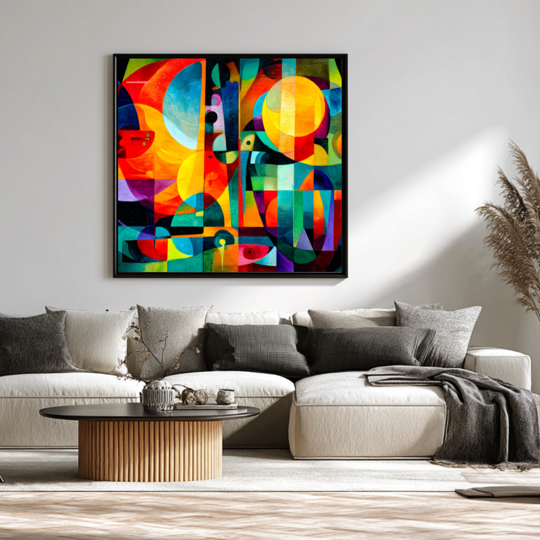 Timeless - Digital Art Canvas Print - 120x120cm