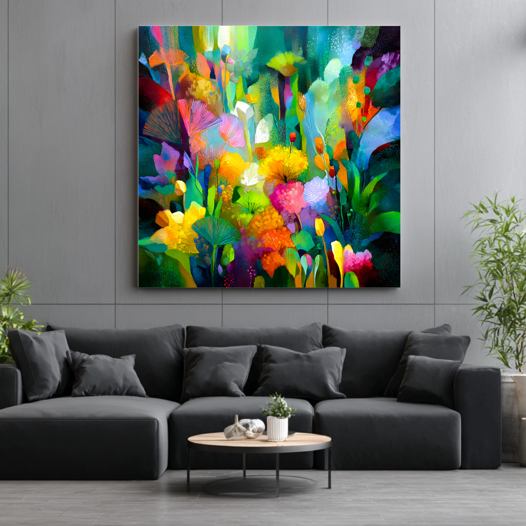Sanctuary - Digital Art Canvas Print - 120x120cm