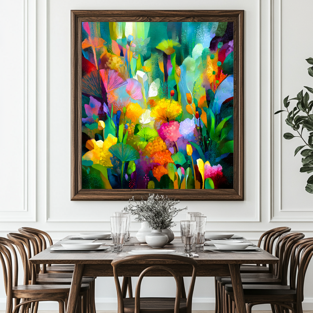 Sanctuary - Digital Art Canvas Print - 120x120cm