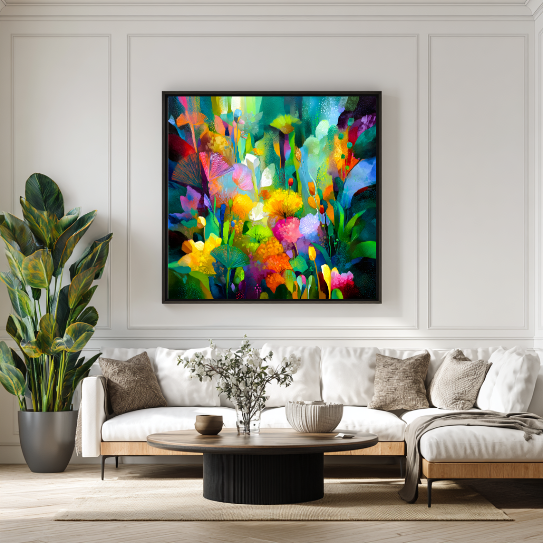 Sanctuary - Digital Art Canvas Print - 120x120cm