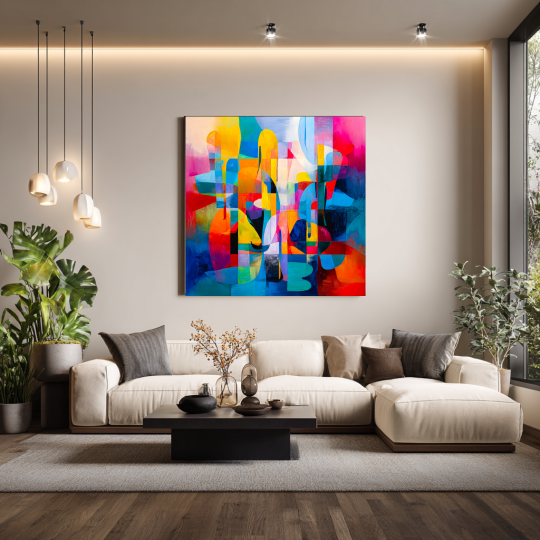 Dreams - Digital Art Canvas Print - 120x120cm