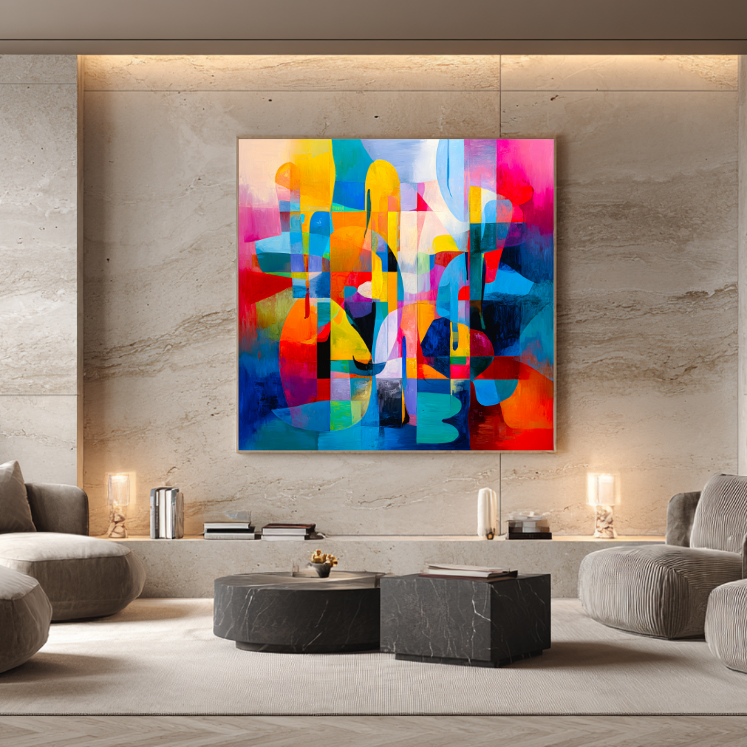 Dreams - Digital Art Canvas Print - 120x120cm
