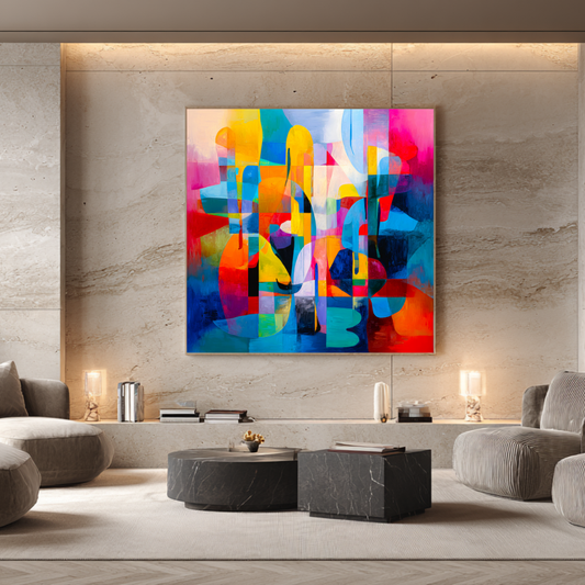 Dreams - Digital Art Canvas Print - 120x120cm