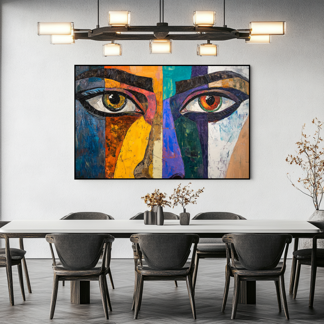 Charmed Abstract Canvas Print - Digital Art Giclée 130x93cm