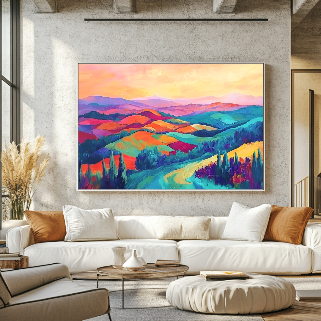 Radiant Hills, 120 cm x 90 cm (47.2" x 35.4")