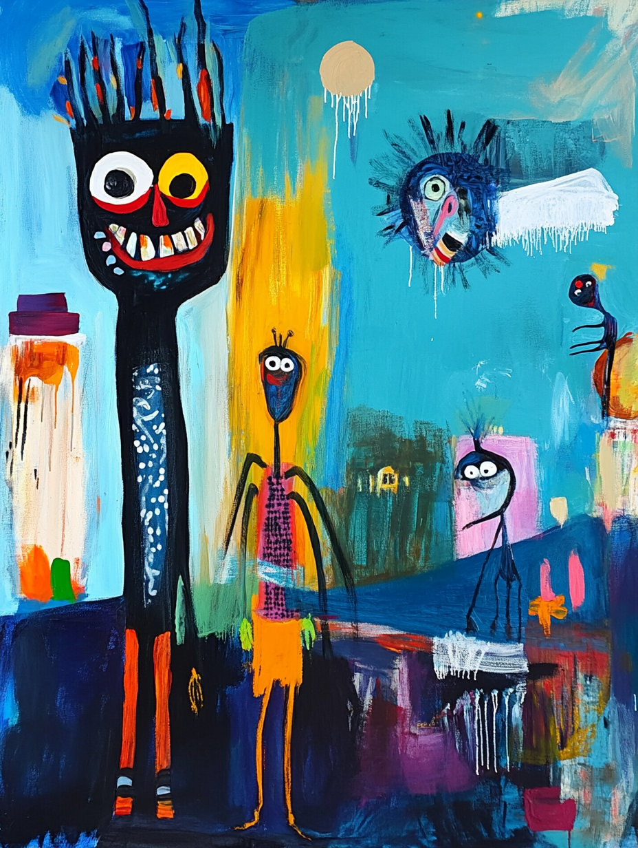 Best Friends digital art print on 365gsm canvas, 90x120cm, ideal for bedroom wall decor, by My Store.